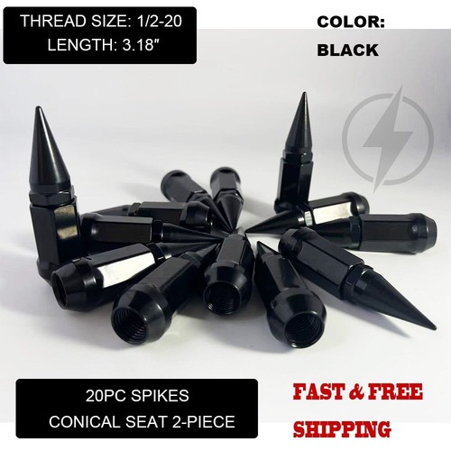 Black spike acorn - 20,